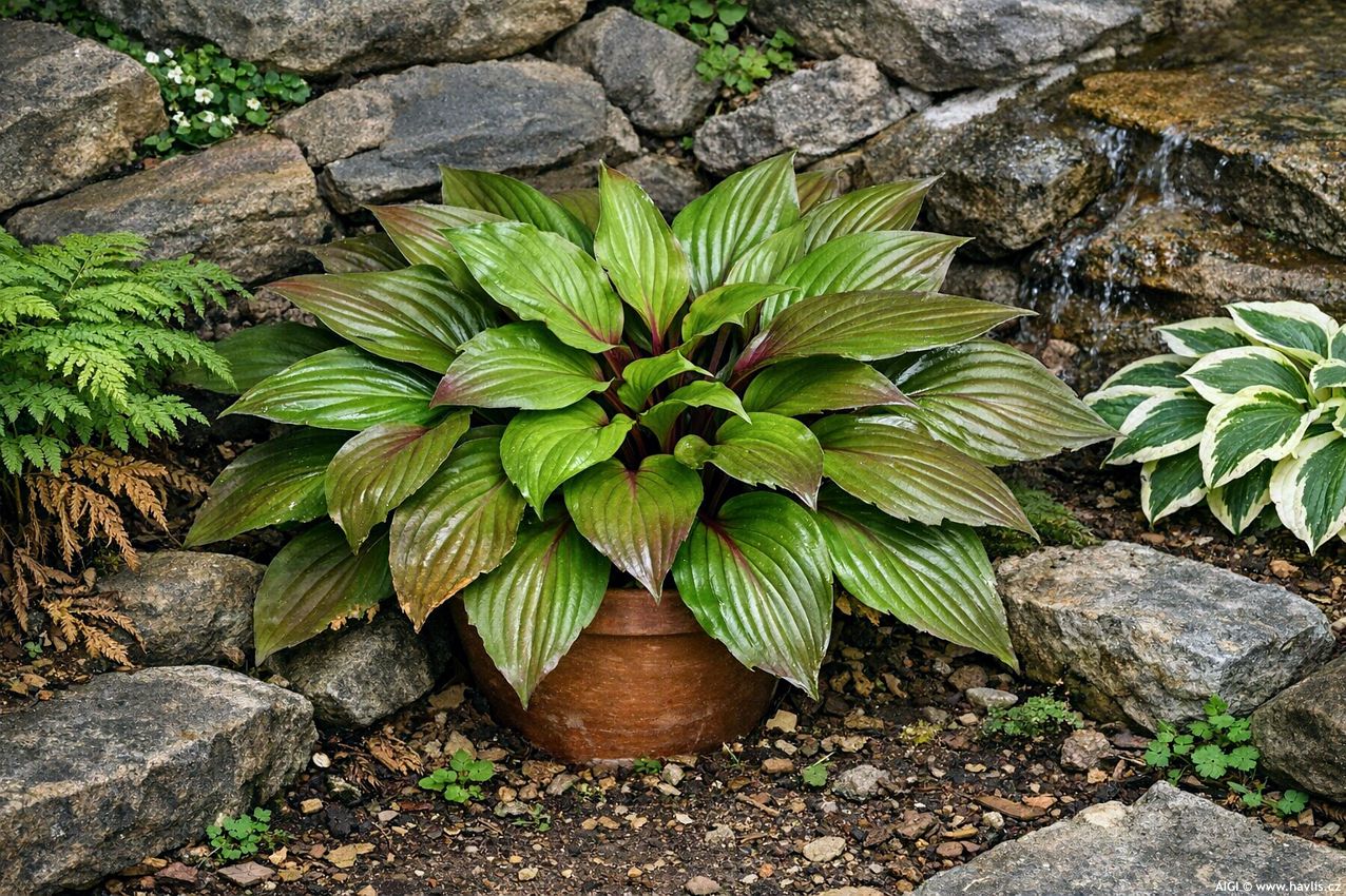 hosta First Blush